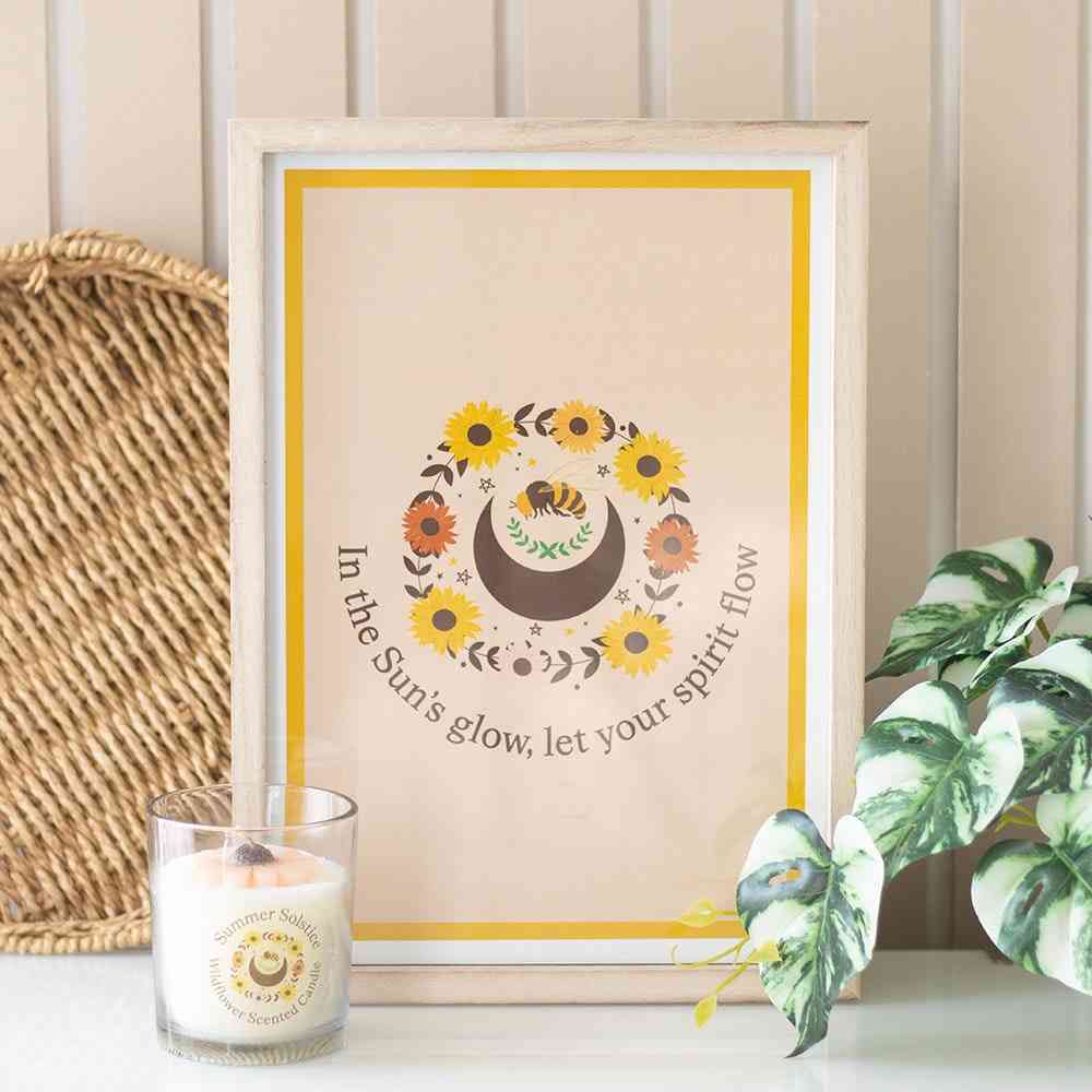 Something Different - Let Your Spirit Flow Afbeelding met lijst - Multicolours